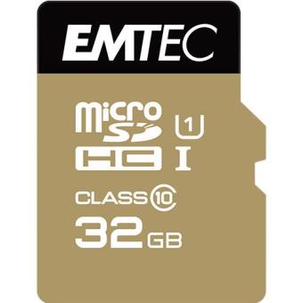 Emtec Cartão MicroSDHC Classe 10 Gold+ 85MB/s - 32GB