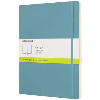 Caderno Liso Moleskine Soft XL Azul Claro