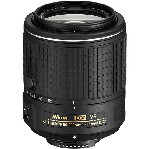 Objetiva Nikon AF-S DX NIKKOR 55-200mm F4-5.6G ED VR II - Objetiva