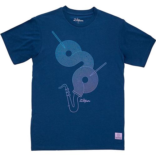 T-Shirt 400th Anniversary Limited Edition Jazz M Azul Zildjian