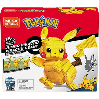 Set Mega Pokémon Construx Jumbo Pikachu 37cm - Mega - 1