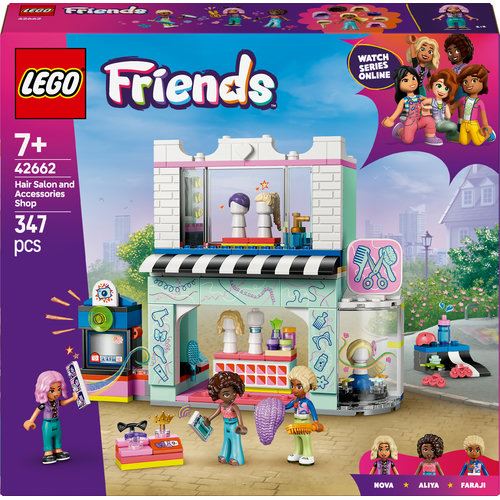 LEGO Friends 42662 - Cabeleireiro e Loja de Acessórios