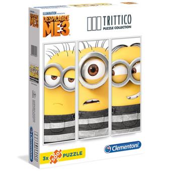 Puzzle Minions Tríptico 3 x 500 Peças - Clementoni