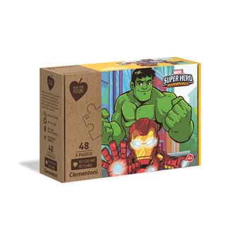 Puzzle Marvel Superhero 3 x 48 peças - Puzzle Infantil - Compra na Fnac.pt