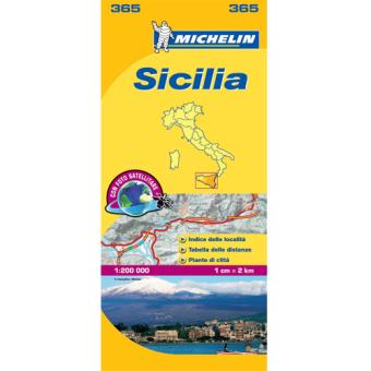 Mapa Michelin Local 365 - Sicília