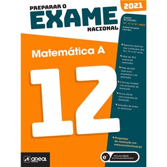 Preparar o Exame Nacional 2021 - Matemática A 12º Ano