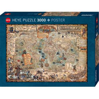 Puzzle Pirate World - 3000 Peças - Heye - 2000-5000 Peças - Compra na ...