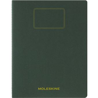 Caderno Pautado Moleskine para Estudantes XXL - Verde Myrtle - 1