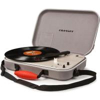 Gira-Discos Portátil Crosley Messenger Cinzento