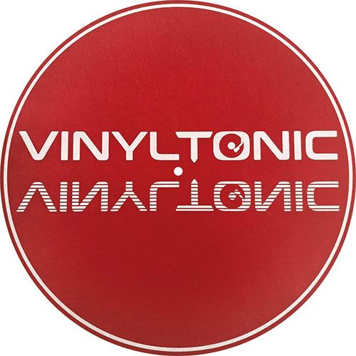 Slipmat Fibra de Carbono Vinyl Tonic para Discos Vinil VT15R - Vermelho