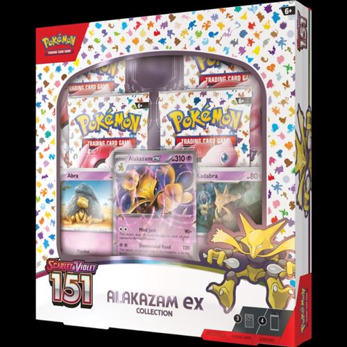 Pokémon TCG Scarlet & Violet 151 Alakazam EX Collection (Em Inglês)