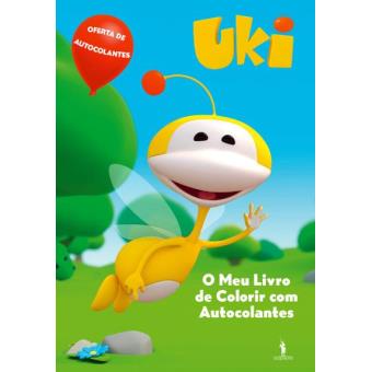 Uki - O meu Livro de Colorir com Autocolantes
