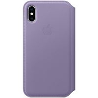 Capa Pele Folio Apple para iPhone XS - Lilás