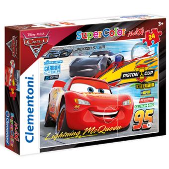 Puzzle Maxi Cars 3 - 24 Peças - Clementoni