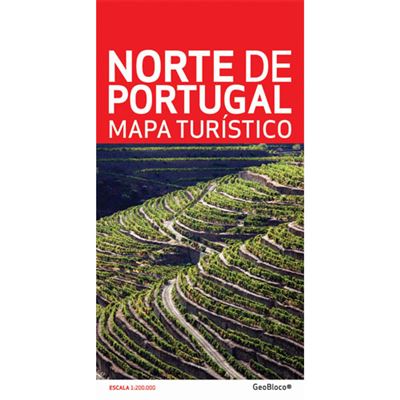 Norte de Portugal - Mapa Turístico - Cartonado - José Mendes Júnior -  Compra Livros na