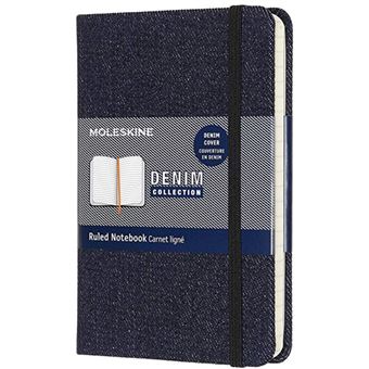Caderno Pautado Moleskine Denim Prussia Bolso