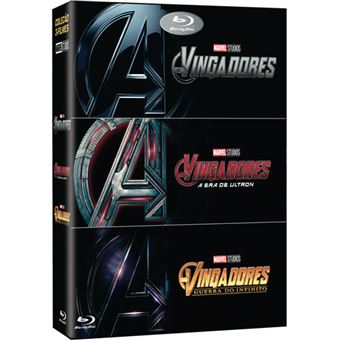Pack Os Vingadores - 3 Blu-ray