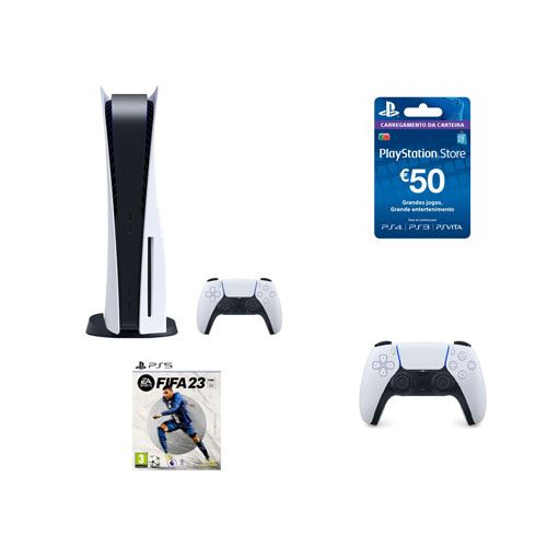 Console Playstation 5 + Jogo Fifa 23 – Ps5 – SONY – Promoção do Dia