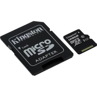 Kingston Cartão microSDXC 128GB 45/10MB/s