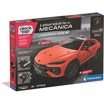 Ciência e Jogo Laboratório de Mecânica: Lamborghini Urus SE - STEM - Clementoni - 1