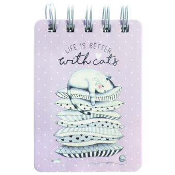 Bloco de Notas Pautado Kitten Mini