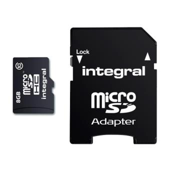 Integral microSDHC UltimaPro 8GB + SD