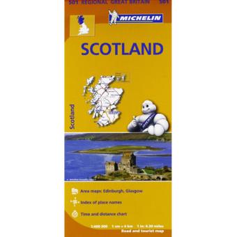Scotland Michelin Regional Map