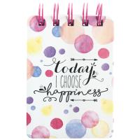 Bloco de Notas Pautado Happiness Mini