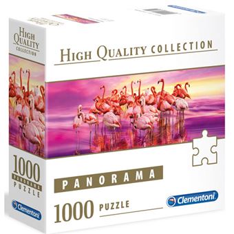 Puzzle Panorama Flamingo Dance - 1000 Peças - Clementoni