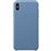 Capa Pele Apple para iPhone XS Max - Centáurea Azul_0