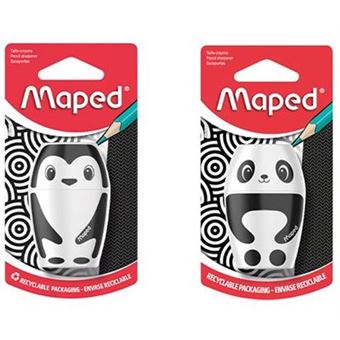 Apara Lápis com Depósito Maped Shakky  Pinguim/Panda-Envio Aleatório - 1