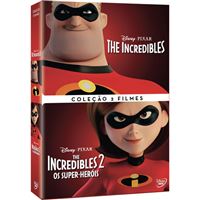 Pack Incredibles 1 + The Incredibles 2: Os Super-Heróis - DVD