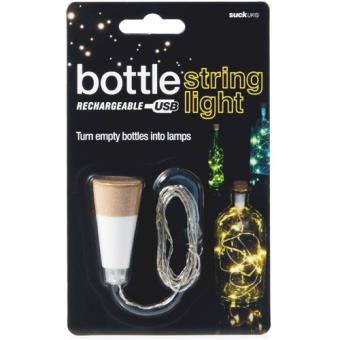 Tampa com Luz LED e Cabo Para Garrafa