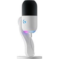 Microfone Logitech Yeti GX com Lightsync RGB - Branco