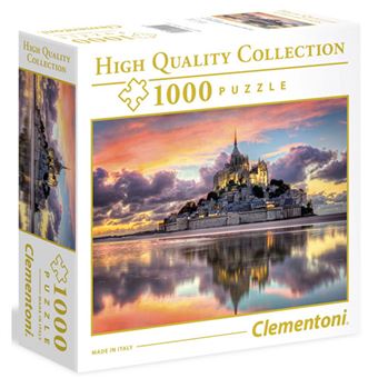 Puzzle Magnifique Mont St. Michel - 1000 Peças - Clementoni