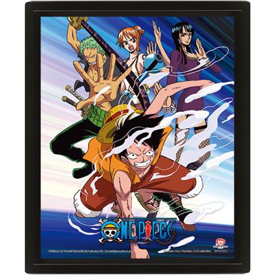 Poster 3D One Piece - Straw Hat Pirates - One Piece - Objecto 