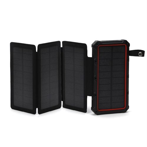 Carregador Solar - 4 Painéis 16.000 mAh - Nature & Découvertes