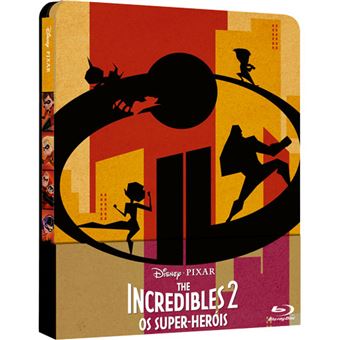 The Incredibles 2: Os Super-Heróis - Edição Steelbook Importação - Blu-ray + Extras