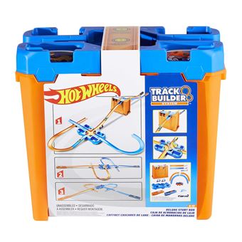 Hot Wheels Track with Ramps Deluxe Stunt Box