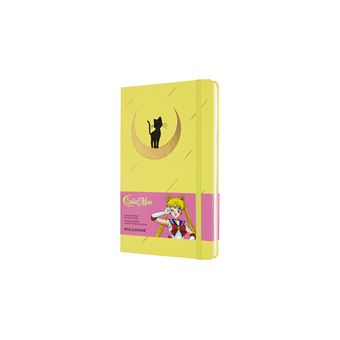 Caderno Liso Moleskine Sailor Moon Grande Amarelo - Caderno de Pequeno ...