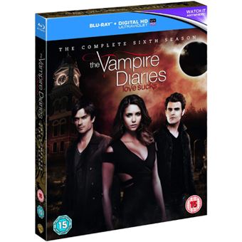 The Vampire Diaries - Season 6 - 4Blu-ray Importação