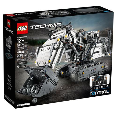LEGO Technic 42100 Escavadora Liebherr R 9800