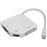 Adaptador Mini DisplayPort Premiumcord para HDMI/DVI/VGA_0