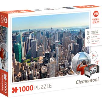 Puzzle New York - Realidade Virtual 1000 Peças - Clementoni