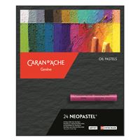 Lápis Caran d'Ache Neopastel - Caixa Metálica com 24 Unidades