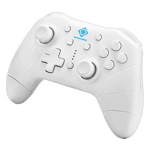 Comando sem Fios Deltaco GAM-103-W - Branco - Nintendo Switch / PC