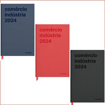 Agenda Diária 2024 Ambar A4 Comércio & Indústria Preto, Vermelho ou Azul -  Envio Aleatório - Papelaria - Agendas 12 Meses - Compra Livros na