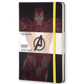 Caderno Pautado Moleskine Avengers - Ironman Grande