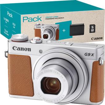 Pack Fnac Canon Powershot G9 X Mark II + Cartão SD + Bolsa