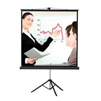 Tela de Projeção com Tripé Napofix T11-1280 - 125x125 cm